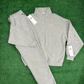 ALO Quarter Zip Tracksuit Grey