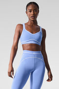 Airbrush High-Waist Heart Throb Legging - Blue