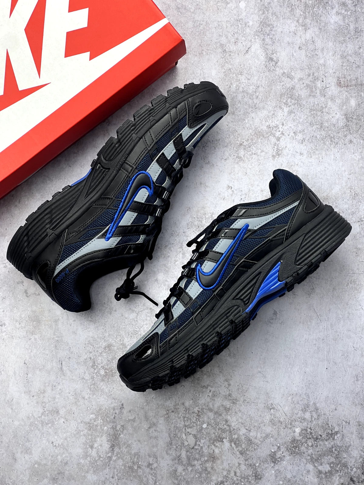 Nike P-6000 BLACK OBSIDIAN BLUE