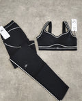 Airbrush High-Waist Heart Throb Legging - Black
