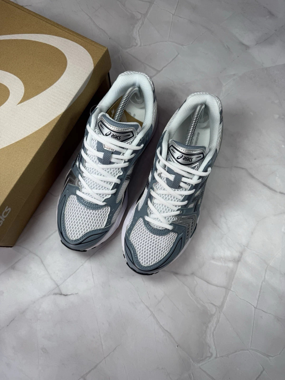 ASICS GE KAYANO 14 WHITE FJORD GREY