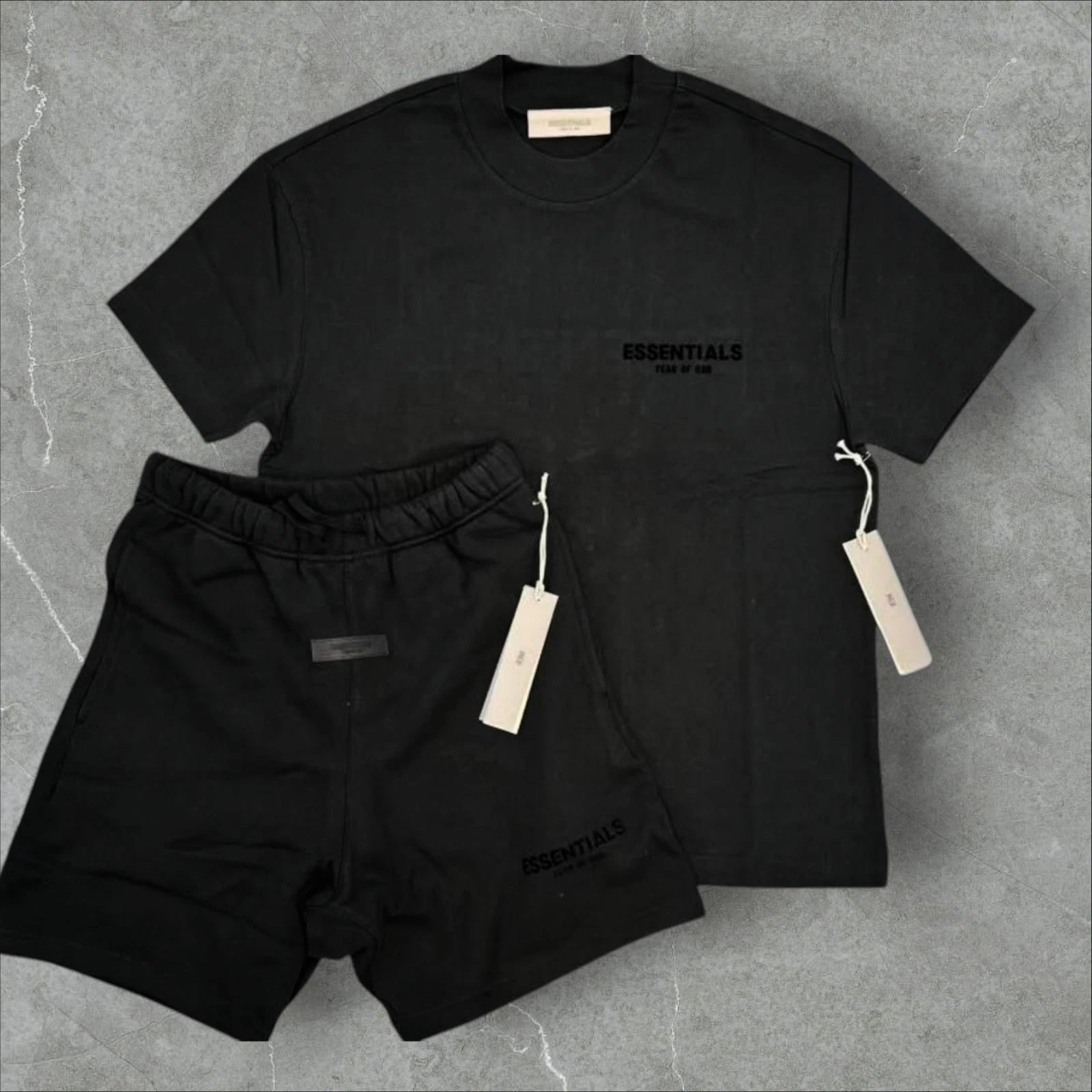 Essentials FOG SS25 Short Set Black